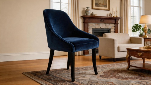 фото Стул Комфорт, Базовые ткани, Velutto Soft цвет Море