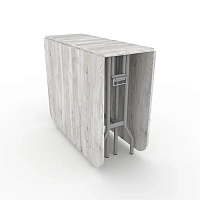 Стол книжка трансформер от производителя "Standart" - 1770х900х750 цвет столешницы Пальмира подстолье Светлое