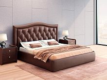 Кровать Грация 160х200 см с подъемным механизмом в базовых тканях цвет Дерево