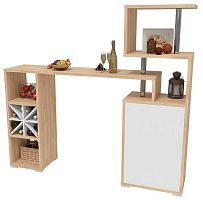 Барная стойка Мальта-3 Дуб Санома/Белый