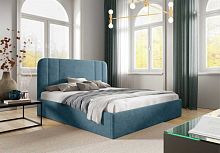 Кровать Терра 160х200 с подъемным основанием в базовых тканях цвет Бирюзовый