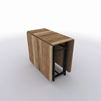 Стол книжка трансформер от производителя "Standart 2 Plus" - 1850х1000х750 цвет Дуб Каньон подстолье Темное