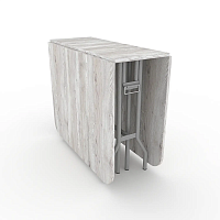 Стол книжка трансформер от производителя "Standart Plus" - 1770х1000х750 цвет столешницы Пальмира подстолье Светлое