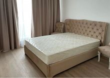 Кровать Императрица с подъемным механизмом 160х200 см в базовых тканях цвет Кремовый