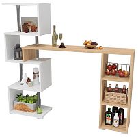 Барная стойка Мальта-2 Белый/Дуб Санома