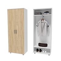 Стеллаж Стандарт С3 Белый/Дуб Санома