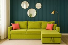 Диван Фокс 240 см в базовых тканях цвет Солнце