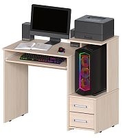 Компьютерный стол Джаз-24 Дуб Молочный правый