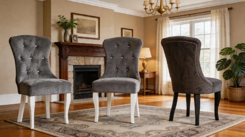 фото Стул Венеция Люкс, Базовые ткани, Velutto Soft цвет Бетон