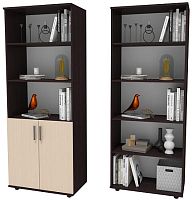 Стеллаж Стандарт С212 Венге/Дуб Молочный