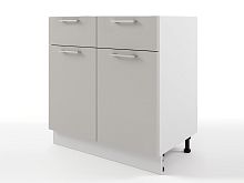 Шкаф напольный Катрин с 2-мя ящиками и дверцами 800х820х476