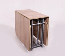 Стол книжка трансформер от производителя "Maksimus 2 Plus" - 3050х1000х770 цвет Дуб Сонома подстолье Светлое