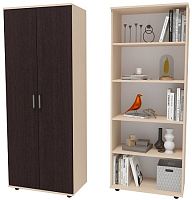 Стеллаж Стандарт С222 Дуб Молочный/Венге