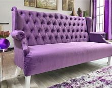 Диван Сенатор 150 см в базовых тканях цвет Пурпурный