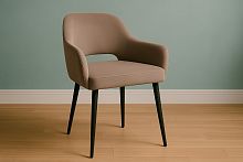 Стул-кресло Тодду, Базовые ткани, Velutto Soft цвет Кремовый