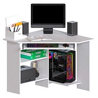 Угловой компьютерный стол Джаз-29 Белый